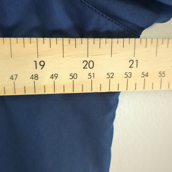 Adidas Women's Navy and Light Blue Jacket - Picture 4 of 8